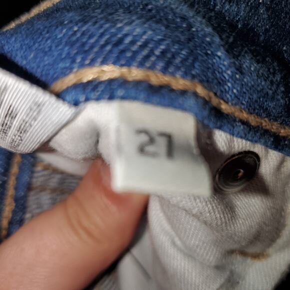 ÉTICA Anya Modern Flare Leg Jeans Wetlands SZ27 - Picture 6 of 9